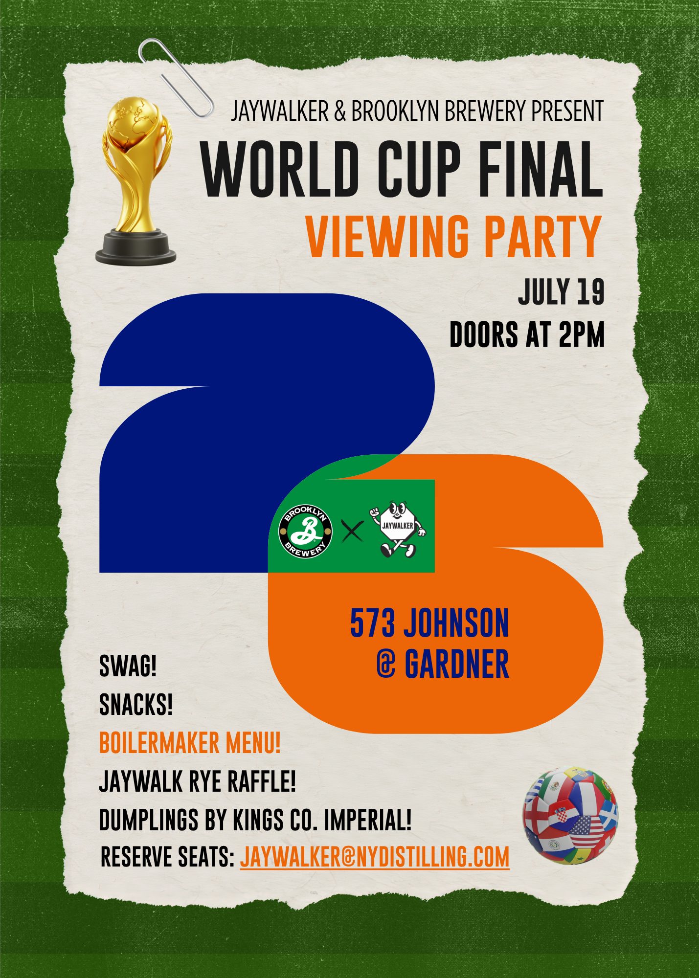 FIFA World Cup FINAL Watch Party: Spain vs Argentina